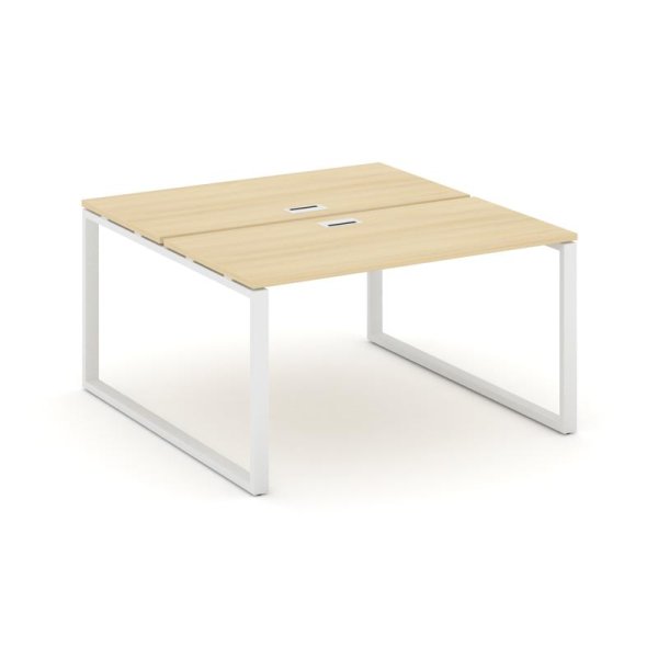 Рабочая станция 2-х сторонняя SN-6O.DRS-013 (1380х1432х750) (Акация Лорка/Металл Белый)