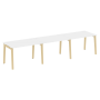 Рабочая станция на деревянных опорах Onix Wood OW.RS-3.2.8 3540x800x750