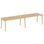 Рабочая станция на деревянных опорах Onix Wood OW.RS-2.4.8 3160x800x750