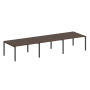 Переговорный стол 3 столешницы Metal System Style БП.ПРГ-3.3 4200x1235x750