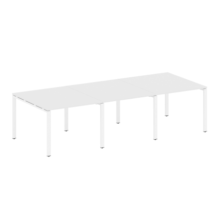 Переговорный стол 3 столешницы Metal System Style БП.ПРГ-3.1 3000x1235x750