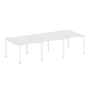 Переговорный стол 3 столешницы Metal System Style БП.ПРГ-3.1 3000x1235x750