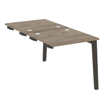 Стол-приставка двойной на деревянных опорах Onix Wood OW.D.SPR-0.8 780x1635x750