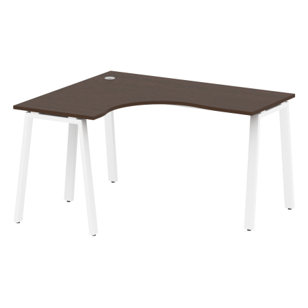 Стол криволинейный левый Metal System Style БА.СА-3 Л 1400x1200x750