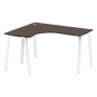 Стол криволинейный левый Metal System Style БА.СА-3 Л 1400x1200x750