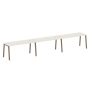 Рабочая станция на 3 рабочих места на А-образном м/к Metal System Style БА.СМ-3.4 4800x720x750