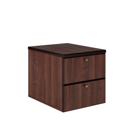 Тумба подвесная 2 ящика Capital P CPT17303 450x570x460 (Тёмный орех)