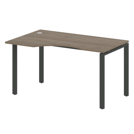 Стол криволинейный левый Metal System Style БП.СА-2 Л 1400x900x750