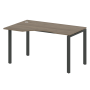 Стол криволинейный левый Metal System Style БП.СА-2 Л 1400x900x750