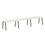 Рабочая станция на 3 рабочих места на А-образном м/к Metal System Style БА.СМ-3.3 4200x720x750