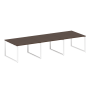 Переговорный стол 3 столешницы Metal System Style БО.ПРГ-3.2 3600x1235x750