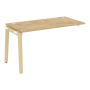 Наборный элемент рабочей станции на деревянных опорах Onix Wood OW.1.NRS-3.7 1380x720x750