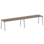 Рабочая станция на 2 рабочих места на А-образном м/к Metal System Style БА.СМ-2.5 3600x720x750
