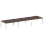 Рабочая станция на 6 рабочих места на А-образном м/к Metal System Style БА.СМ-6.5 5400x1475x750