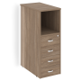 Тумба с подсветкой 4 ящика завершающая, левая Onix O.R-TV-4.SL 436x767x1185