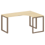 Стол криволинейный правый Metal System Style БО.СА-4 R 1600x1200x750