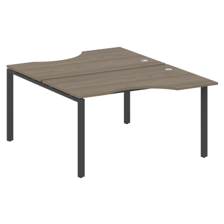 Рабочая станция криволинейная Metal System Style БП.РАС-СА-2.2 1400x1835x750