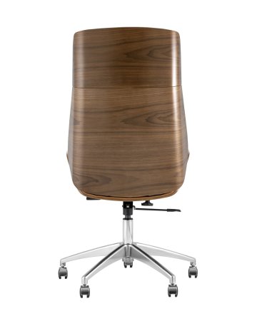 Кресло руководителя TopChairs Crown коричневое УЦЕНКА (Офисное кресло Crown коричневый)