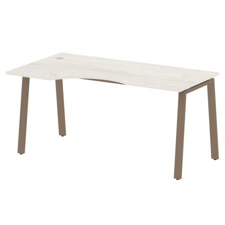Стол криволинейный левый Metal System Style БА.СА-1 Л 1600x900x750