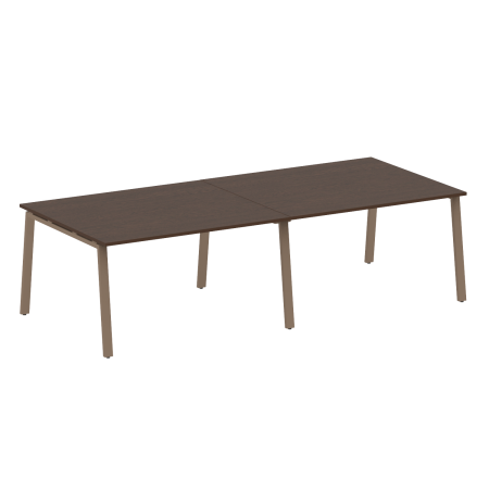 Стол для переговоров (2 столешницы) на А-образном м/к Metal System Style БА.ПРГ-2.3 2800x1235x750