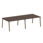 Стол для переговоров (2 столешницы) на А-образном м/к Metal System Style БА.ПРГ-2.3 2800x1235x750