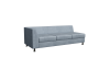 Секция с подлокотником трехместная правая PR.SP-3 (R)