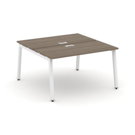 Рабочая станция 2-х сторонняя SN-5A.DRS-002 (1180х1232х750) (Вяз Благородный/Металл Белый)