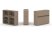 Тумба двойная + низкая надставка ES.NB.2N-1 (1500х410х1135)