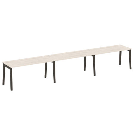 Рабочая станция на деревянных опорах Onix Wood OW.RS-3.4.7 4740x720x750