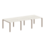 Переговорный стол 3 столешницы Metal System Style БП.ПРГ-3.1 3000x1235x750