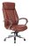 Кресло руководителя T-9924SL светло-коричневый Leather EiCHel кожа крестов. металл хром
