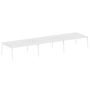 Рабочая станция на 6 рабочих места на А-образном м/к Metal System Style БА.СМ-6.5 5400x1475x750