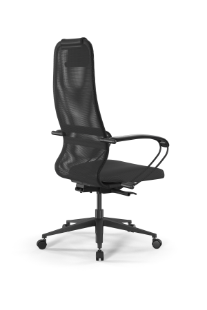 Кресло для руководителя Метта SynchroSit 8 B1-8K - X1+UMF(X1) /Uh00/Wh00/K1bL(M24.B11.G19.W02) (Темно-серый)