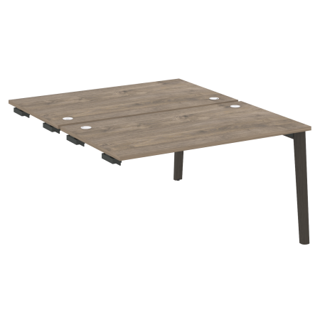 Стол-приставка двойной на деревянных опорах Onix Wood OW.D.SPR-3.8 1380x1635x750