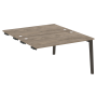 Стол-приставка двойной на деревянных опорах Onix Wood OW.D.SPR-3.8 1380x1635x750