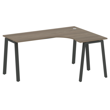 Стол криволинейный правый Metal System Style БА.СА-4 Пр 1600x1200x750