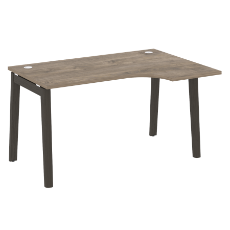 Стол эргономичный правый на деревянных опорах Onix Wood OW.SA-2R 1380x980x750