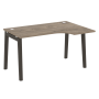 Стол эргономичный правый на деревянных опорах Onix Wood OW.SA-2R 1380x980x750