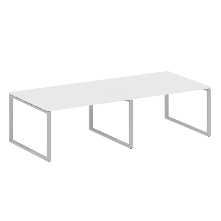 Переговорный стол 2 столешницы Metal System Style БО.ПРГ-2.3 2800x1235x750