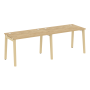 Рабочая станция на деревянных опорах Onix Wood OW.RS-2.2.7 2360x720x750