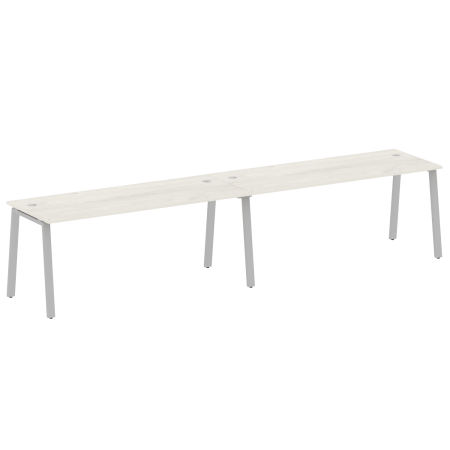 Рабочая станция на 2 рабочих места на А-образном м/к Metal System Style БА.СМ-2.5 3600x720x750