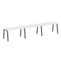 Рабочая станция на 3 рабочих места на А-образном м/к Metal System Style БА.СМ-3.3 4200x720x750