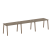 Рабочая станция на 3 рабочих места на А-образном м/к Metal System Style БА.СМ-3.2 3600x720x750