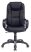 Кресло руководителя CH-839 черный Leather Black эко.кожа крестов. пластик