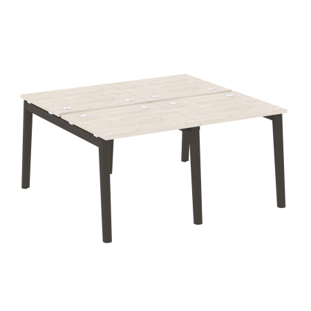 Рабочая станция на деревянных опорах Onix Wood OW.D.RS-4.0.7 1560x1475x750