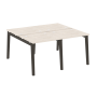 Рабочая станция на деревянных опорах Onix Wood OW.D.RS-4.0.7 1560x1475x750
