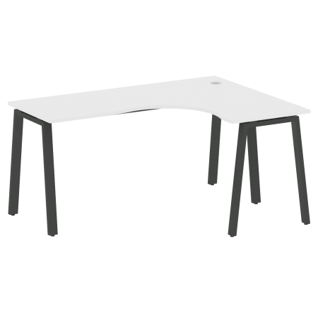 Стол криволинейный правый Metal System Style БА.СА-4 Пр 1600x1200x750
