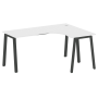 Стол криволинейный правый Metal System Style БА.СА-4 Пр 1600x1200x750