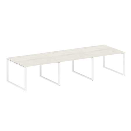 Переговорный стол 3 столешницы Metal System Style БО.ПРГ-3.2 3600x1235x750