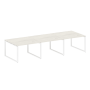 Переговорный стол 3 столешницы Metal System Style БО.ПРГ-3.2 3600x1235x750